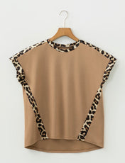 Leopard Trim Shirt