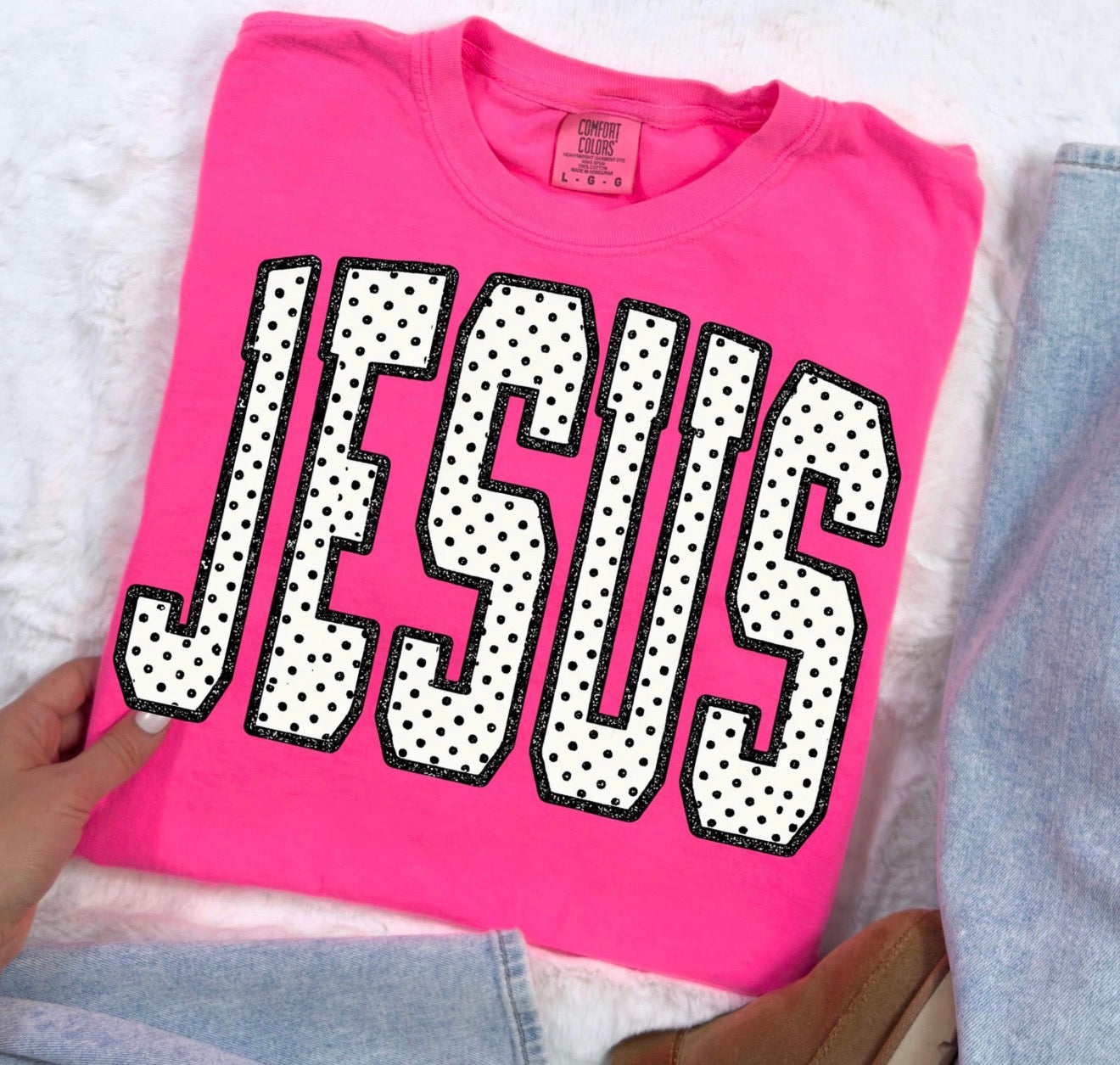 Polka Dot Jesus Tee.