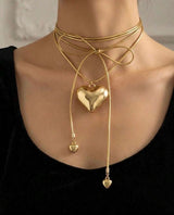 Heart Tie Necklace