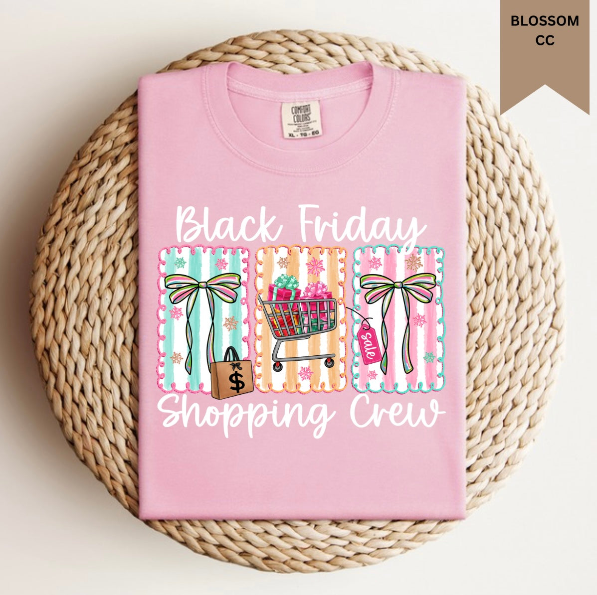 Black Friday Shopping Crew Tee.