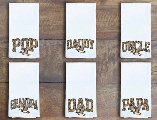 Camo Fathers Day Tea Towels