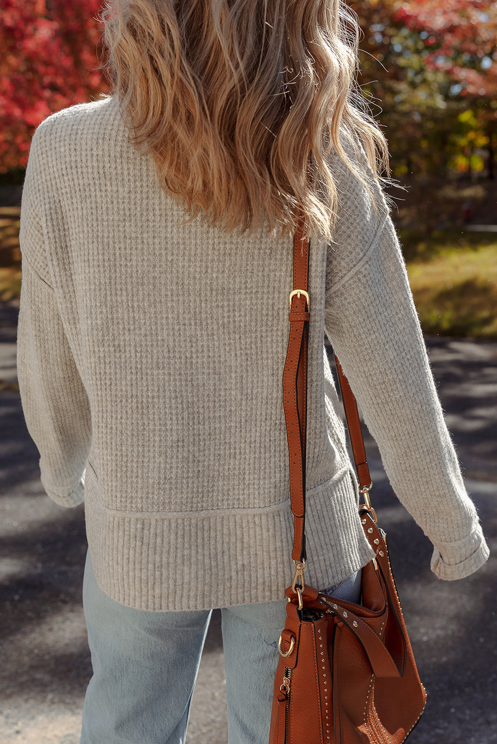 Gray High Neck Sweater