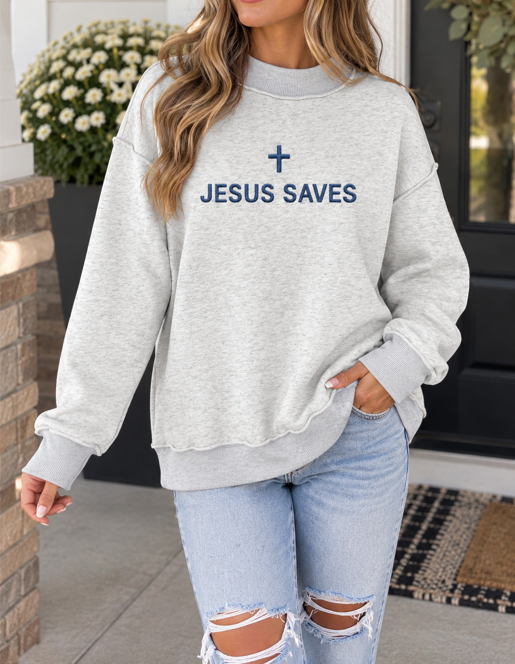 Grey_JESUS_SAVES_Embroidered_Sweatshirt.png