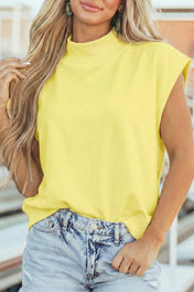 High Neck Loose Top