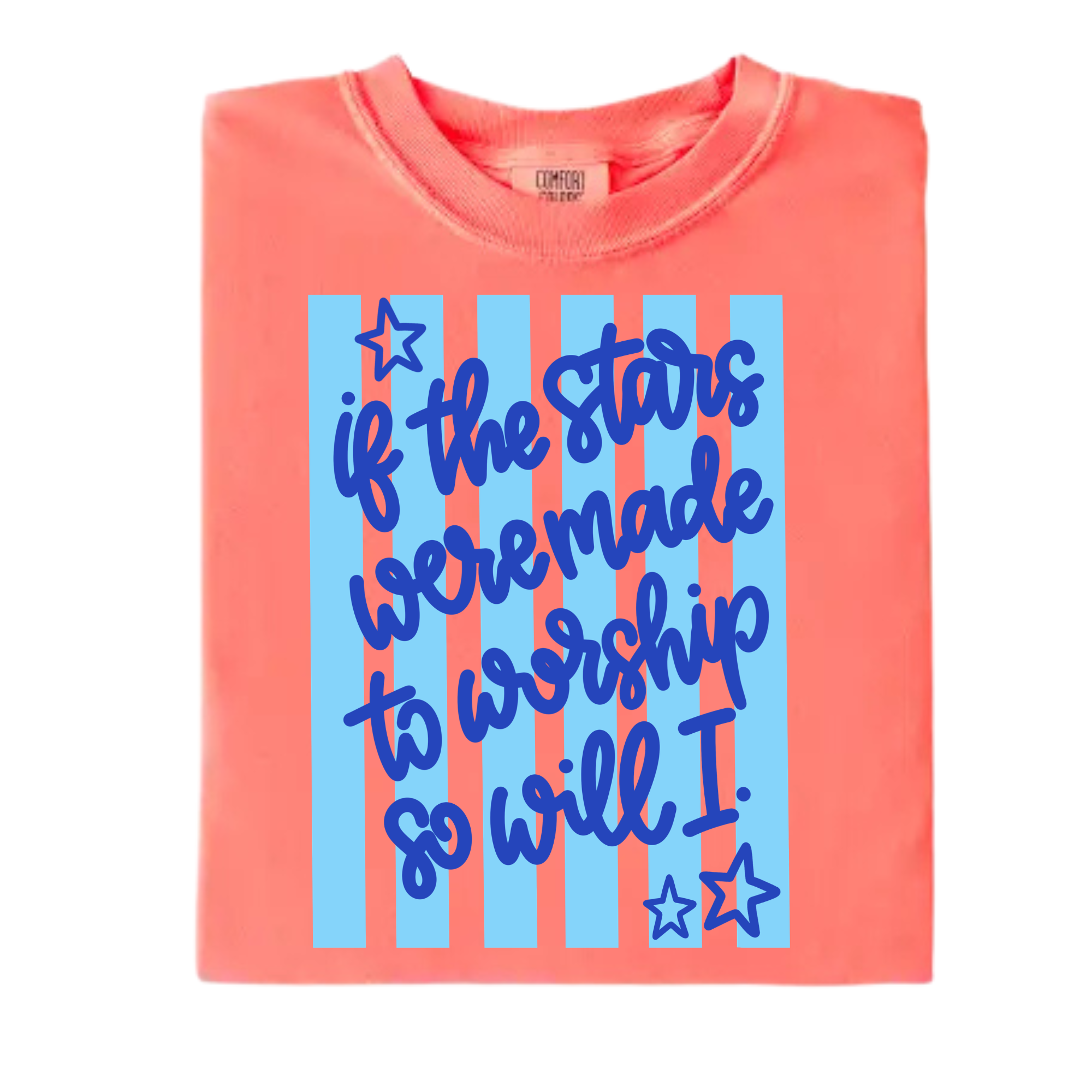 Stripe Stars Worship Tee.