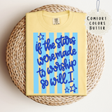 Stripe Stars Worship Tee.