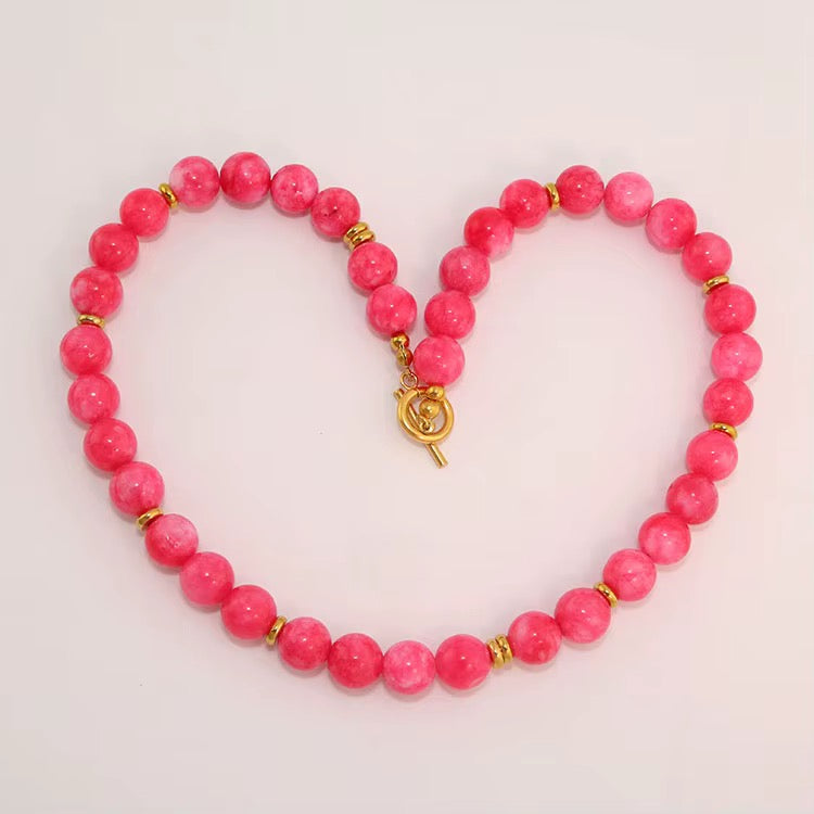 Color Pop Jade Chocker Necklace