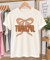 Tultex Thankful Bow Tee.