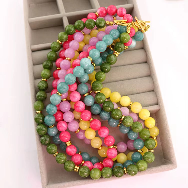 Color Pop Jade Chocker Necklace