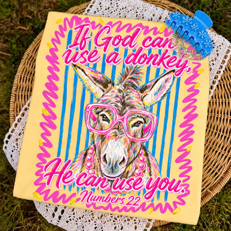 If God Can Use A Donkey Tee.