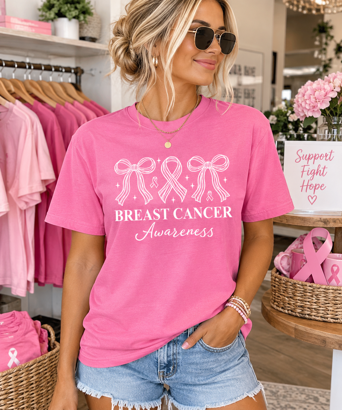 Breast Cancer Awareness Tee.