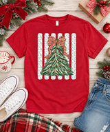 Tultex Stripe Tree Tee.