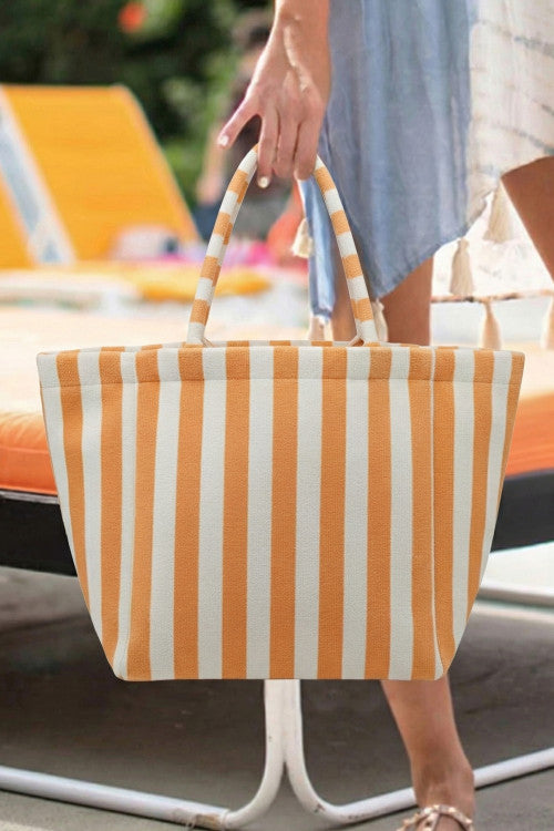 Striped Terry Beach Bag RTS