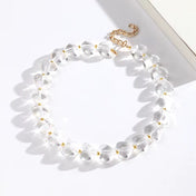 Heart Bead Choker Necklaces