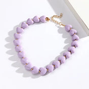 Heart Bead Choker Necklaces