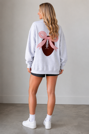 Football Embroidery Sweatshirt