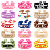 Embroidered Tassel Bracelets RTS