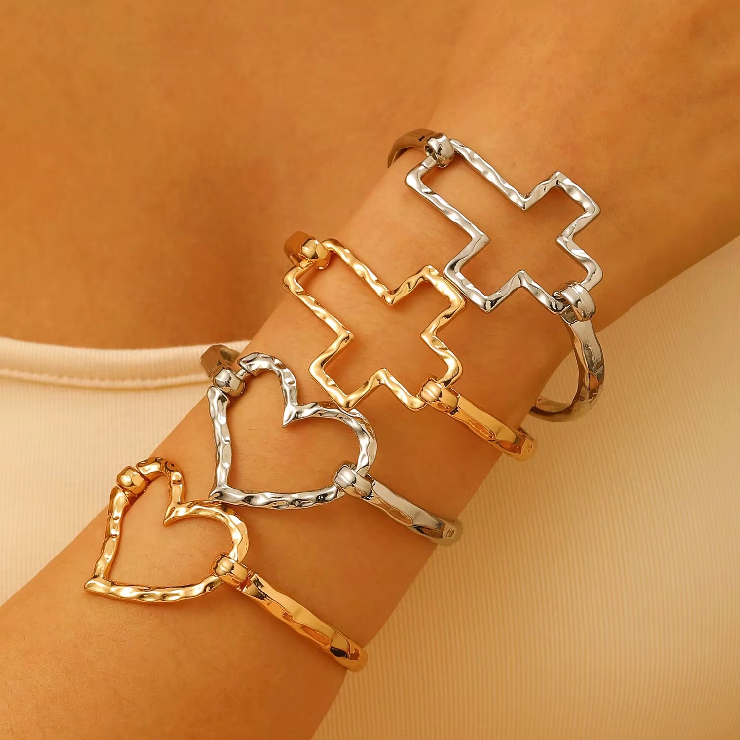 Hammered Bracelets