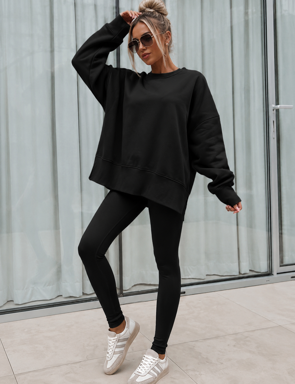Oversized Ribbed Set