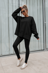 Oversized Ribbed Set