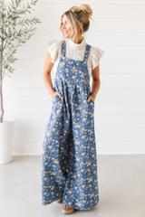 Blue Vintage Overall Jumpsuit