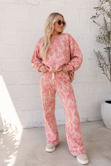 Camo Loose Pullover Set