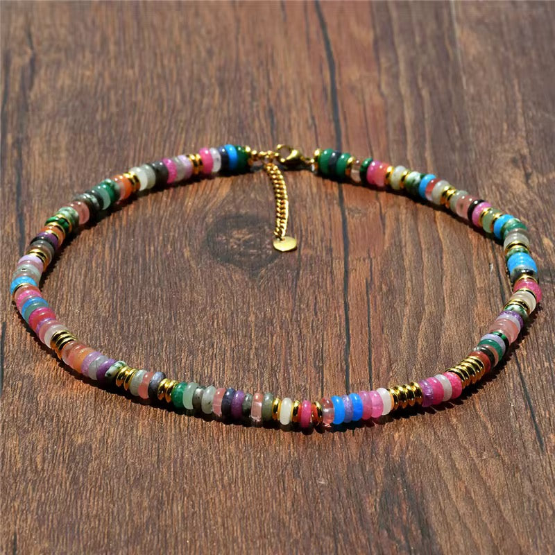 Boho Beaded Necklace