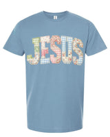 Tultex Patchwork Jesus Tee.