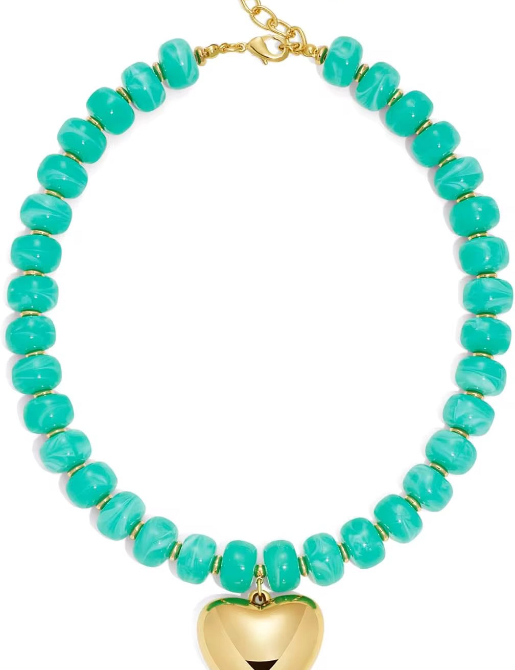Chunky Heart Necklace RTS