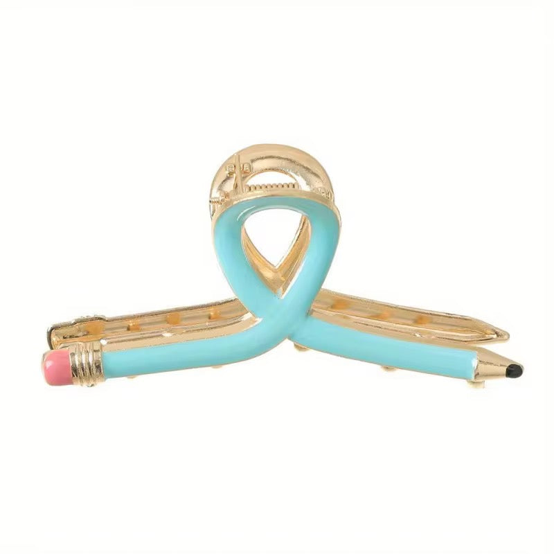 Teacher Pencil Claw Clip