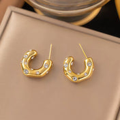 Pearl and Gold Earrings
