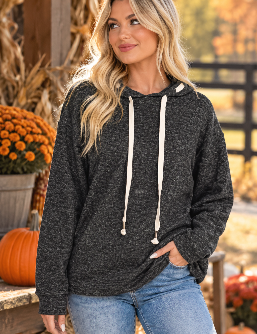 Brushed Hacci Zenana Hoodie
