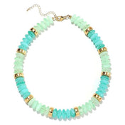 Natural Stone Beaded Necklace (45 CM)