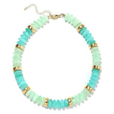 Natural Stone Beaded Necklace (45 CM)