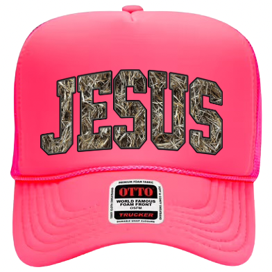 Hunting Camo Jesus Hat.
