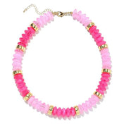 Natural Stone Beaded Necklace (45 CM)