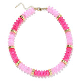Natural Stone Beaded Necklace (45 CM)