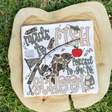 Youth Made to Fish School Tee.