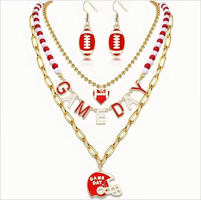 Game Day Set With Earrings