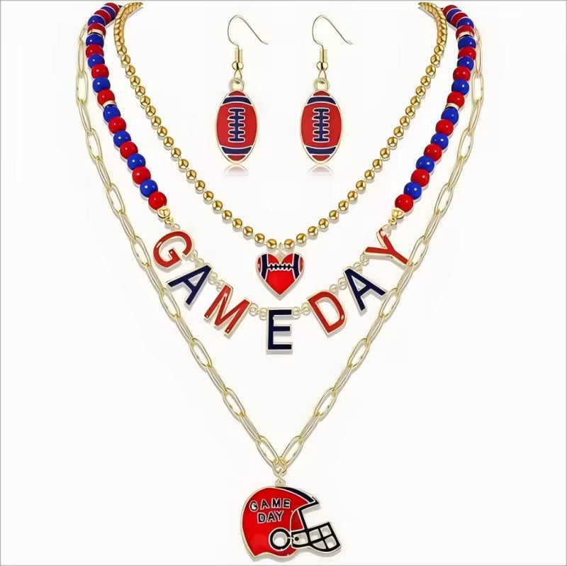 Game Day Set With Earrings