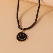 Smiley Beaded Necklace