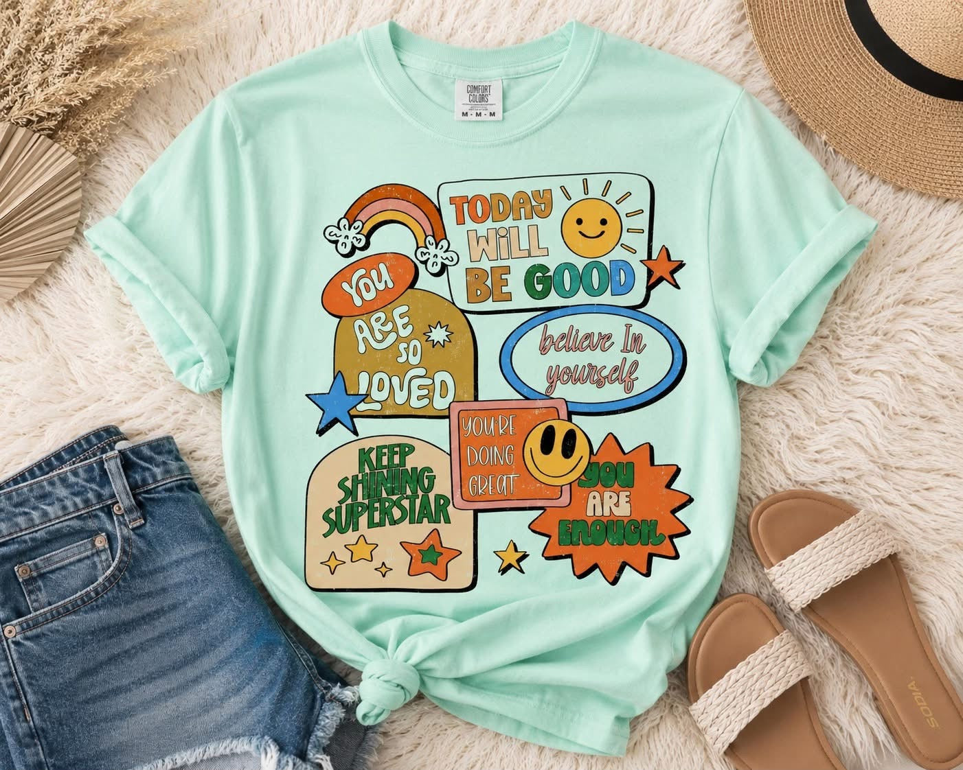 Today Will Be Good Affirmation Tee.