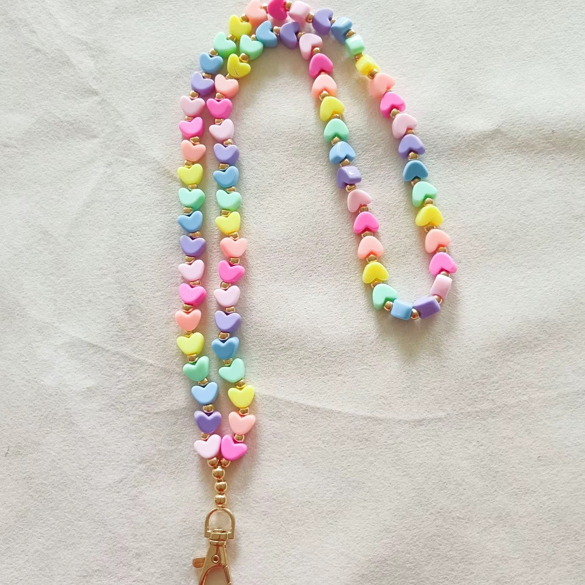 Pastel Beaded Lanyards New RTS