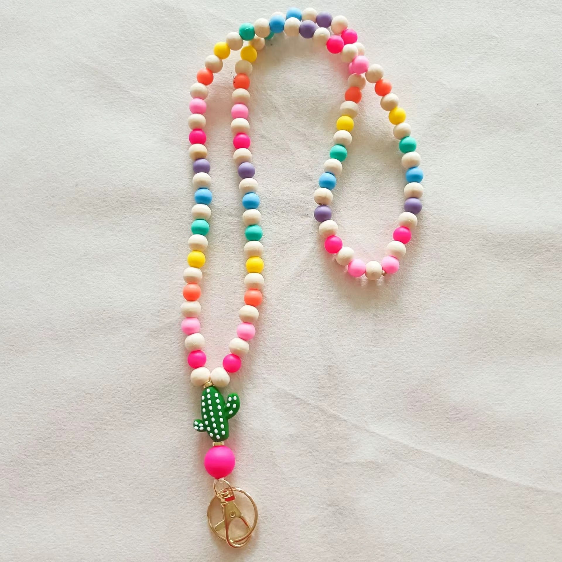 Pastel Beaded Lanyards New RTS
