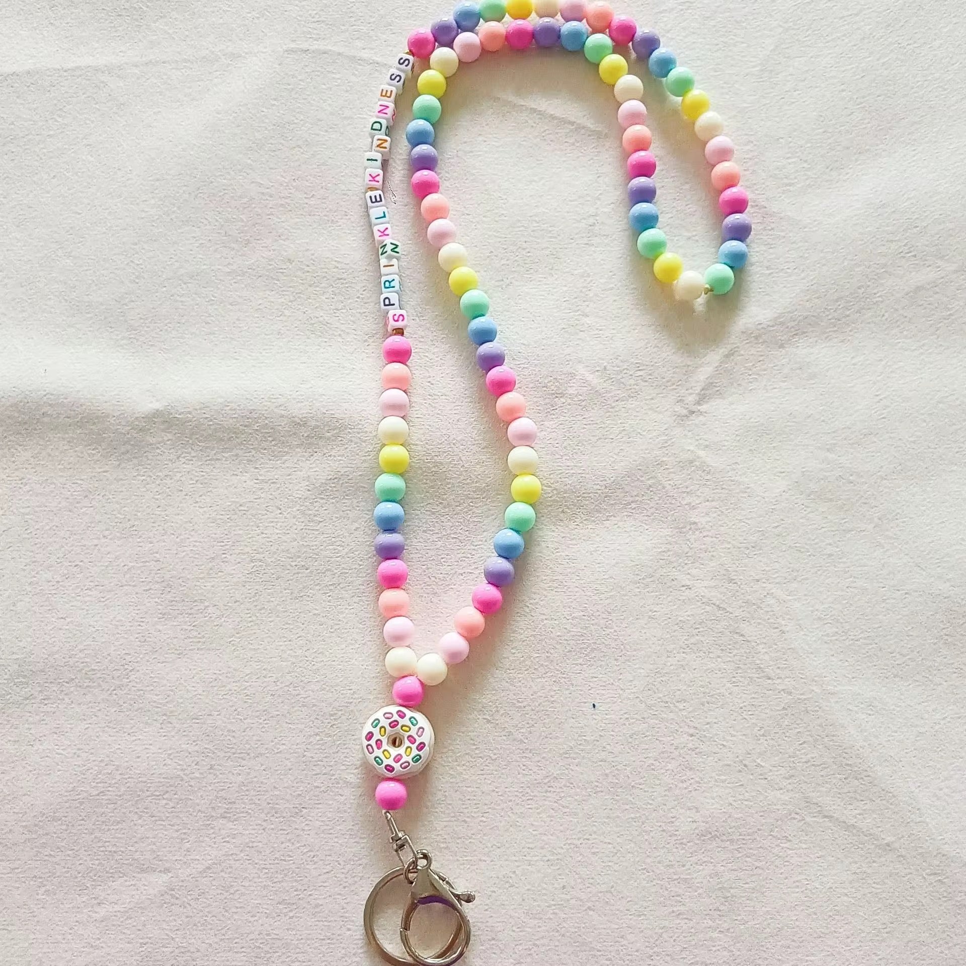 Pastel Beaded Lanyards New RTS