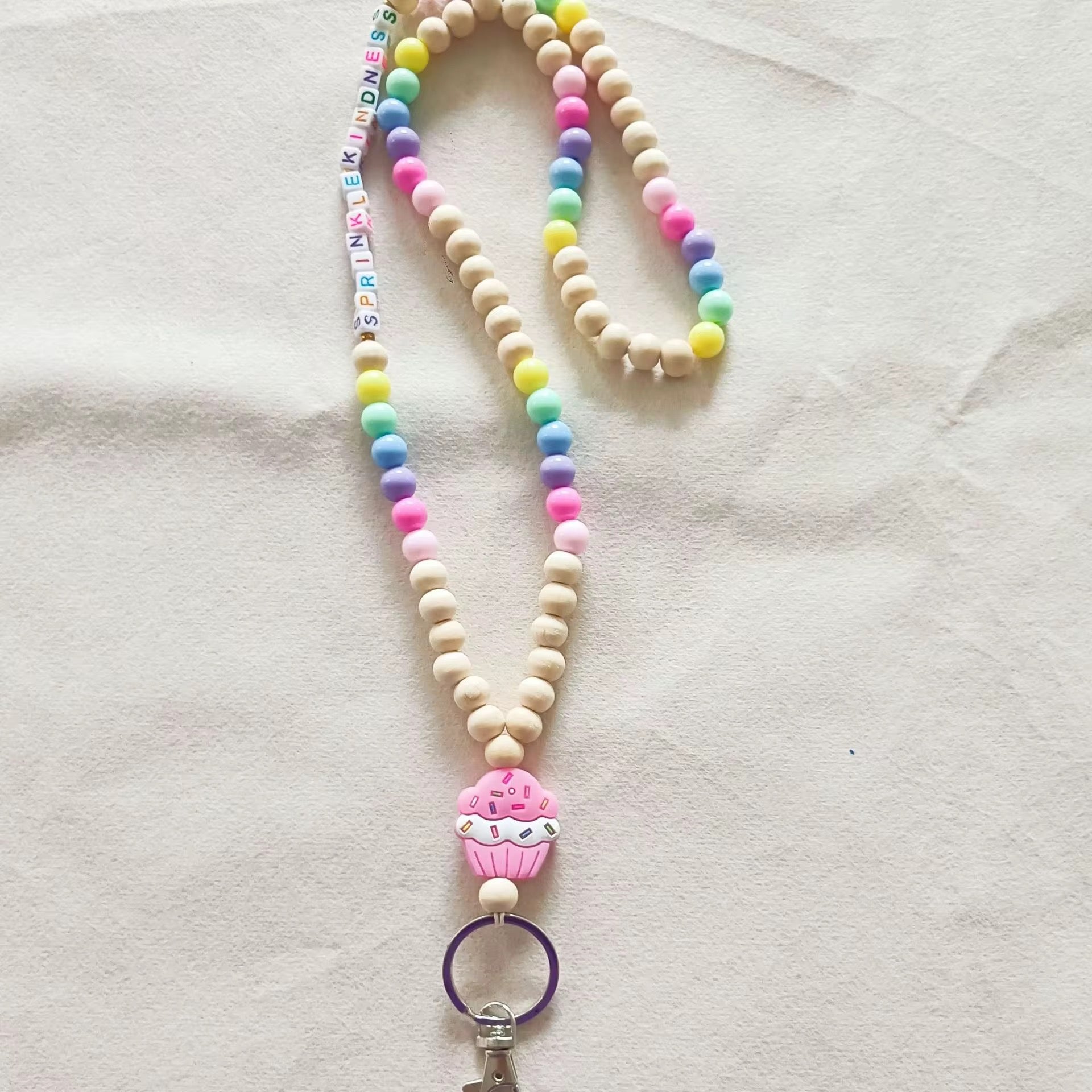 Pastel Beaded Lanyards New RTS