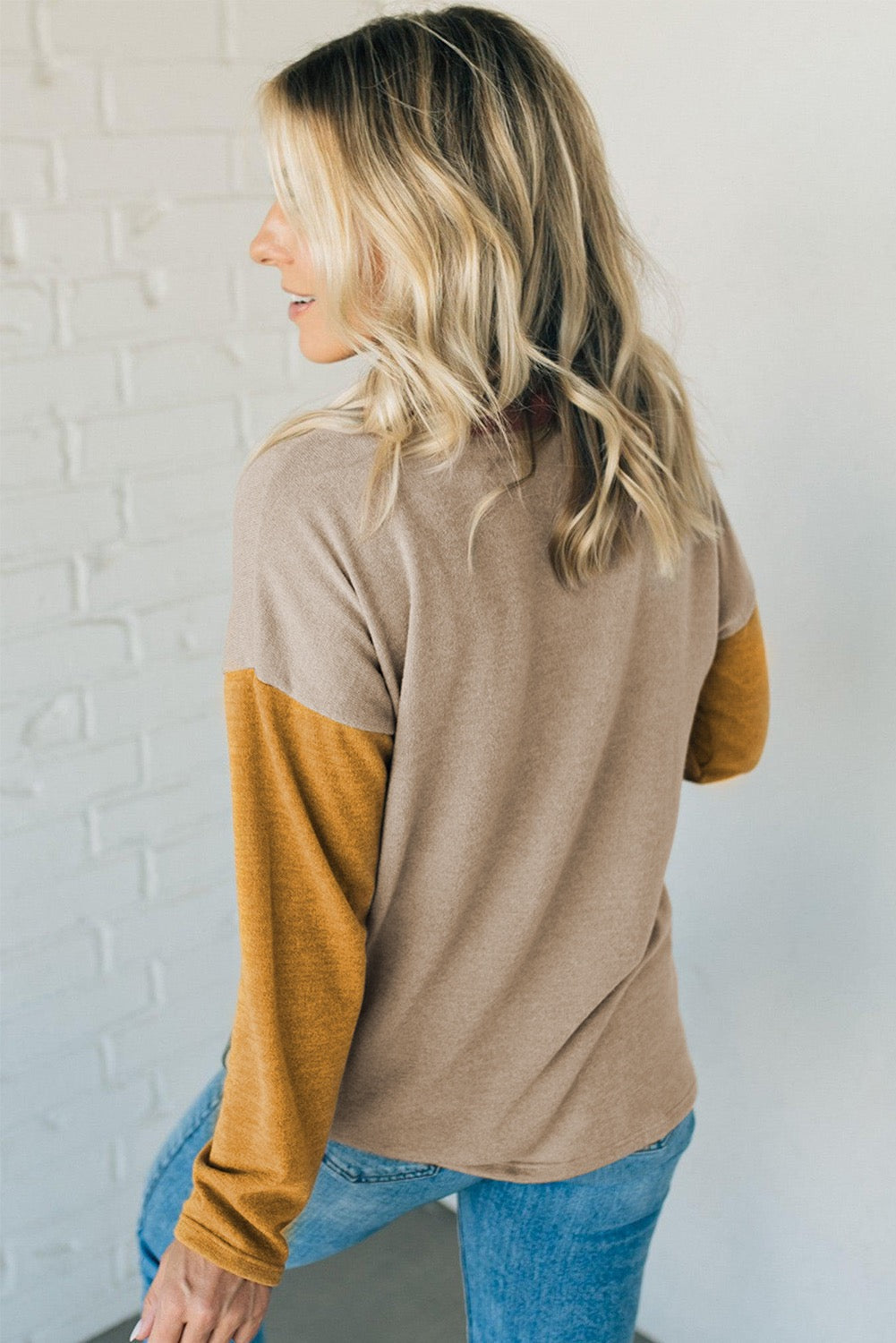 Exposed Seam Color-block Top RTS