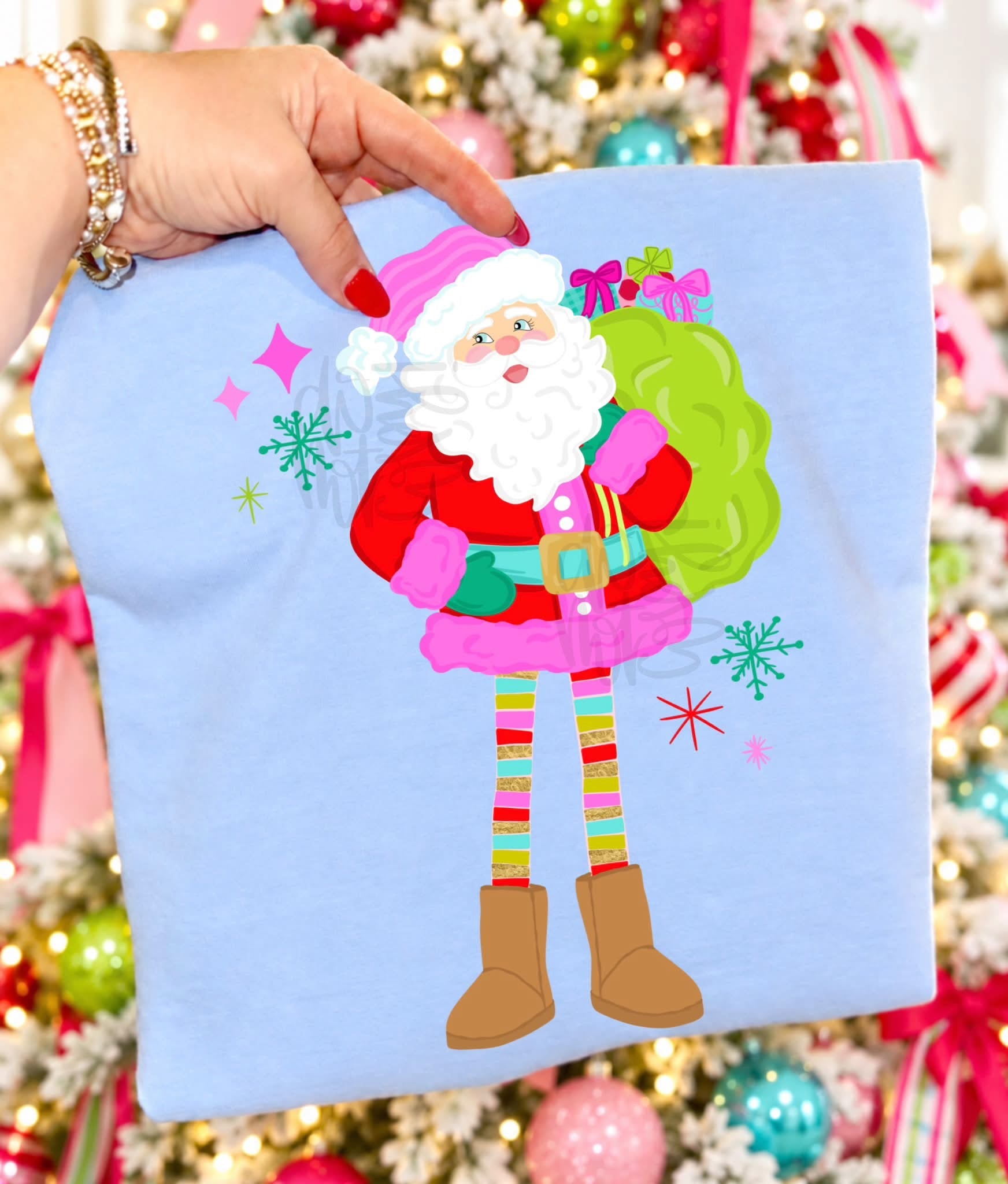 Santa Long Leg Tee.