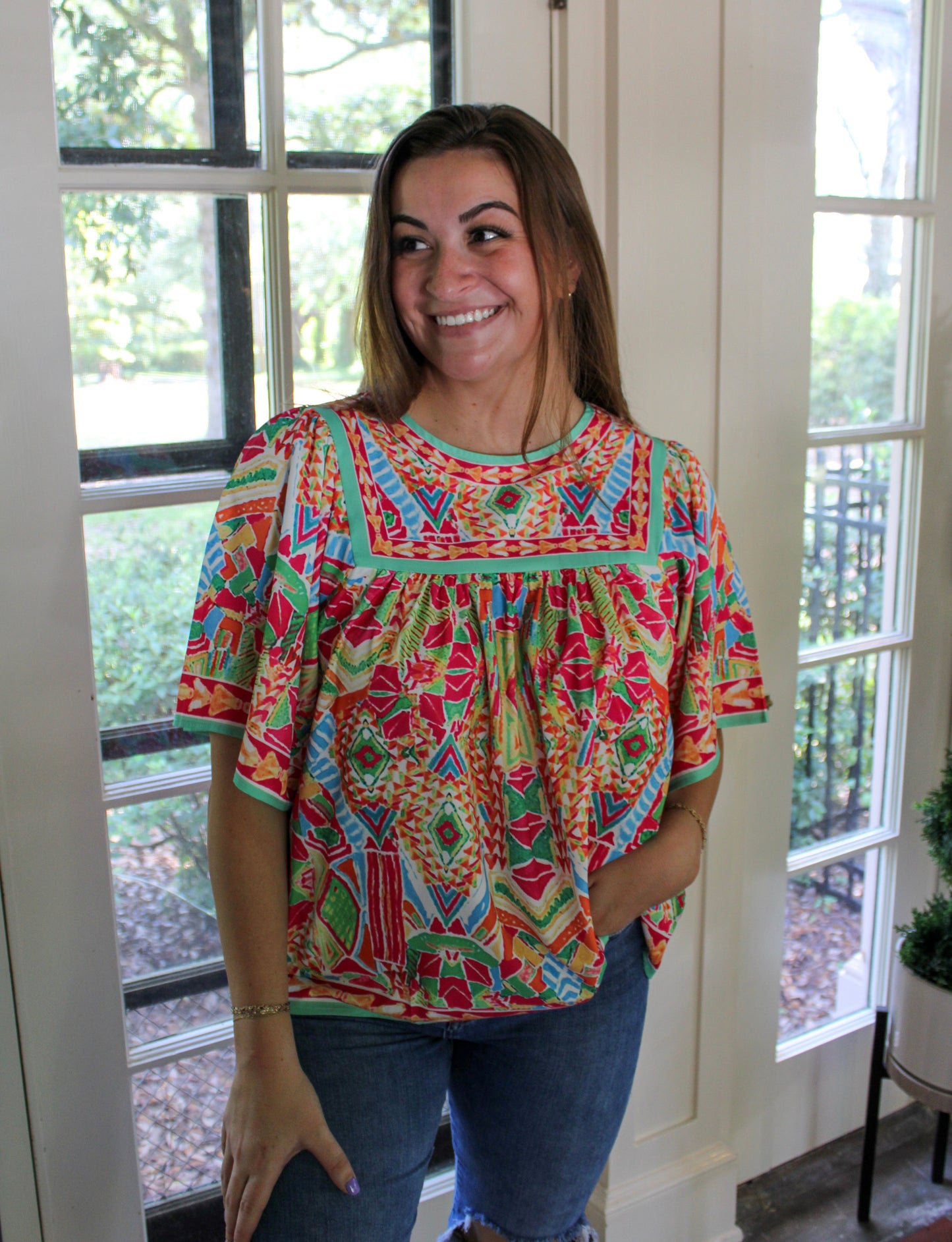 Geometric Blouse RTS