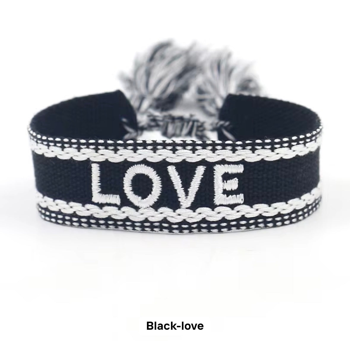 Embroidered Tassel Bracelets RTS